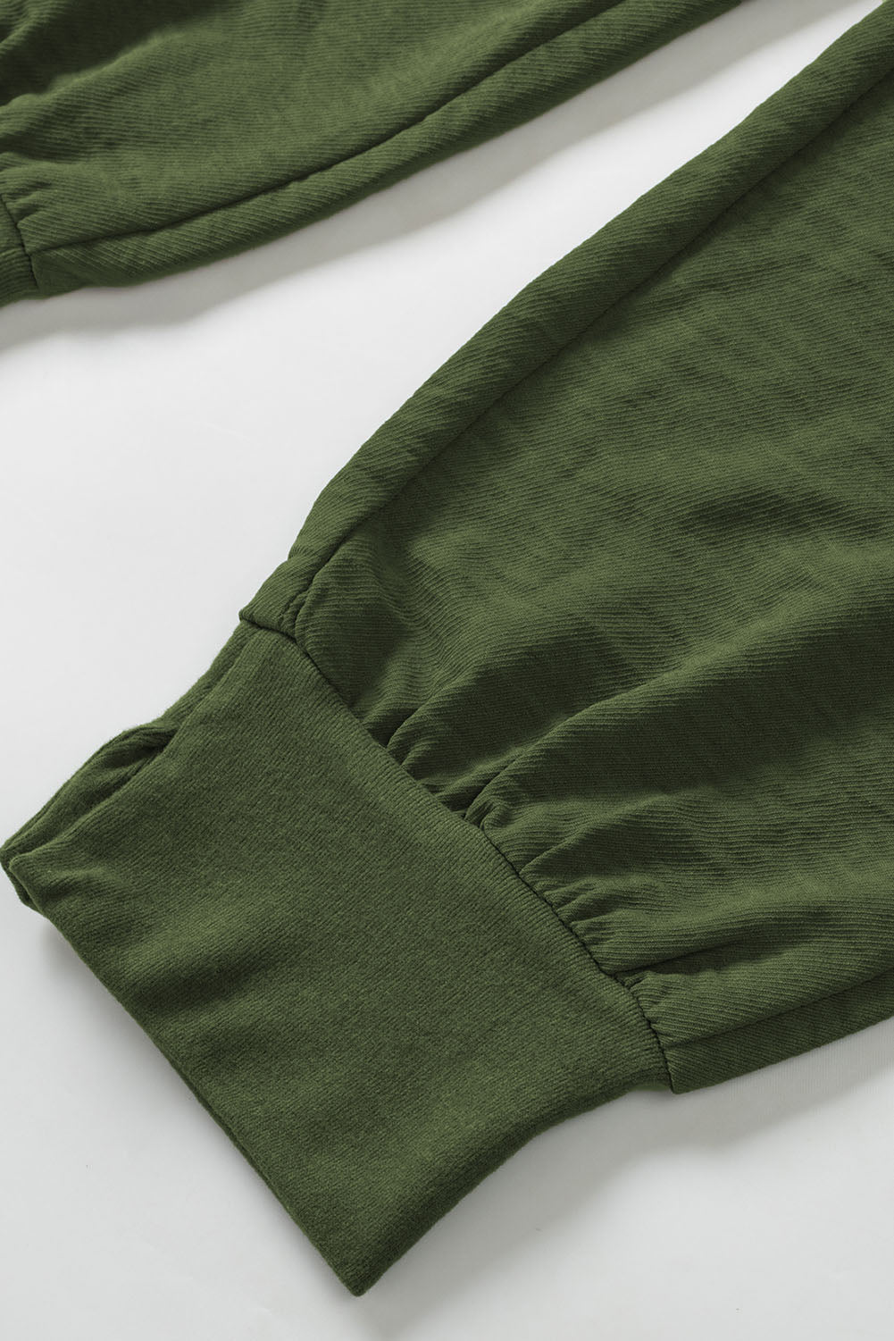 Green Pocketed Casual Joggers