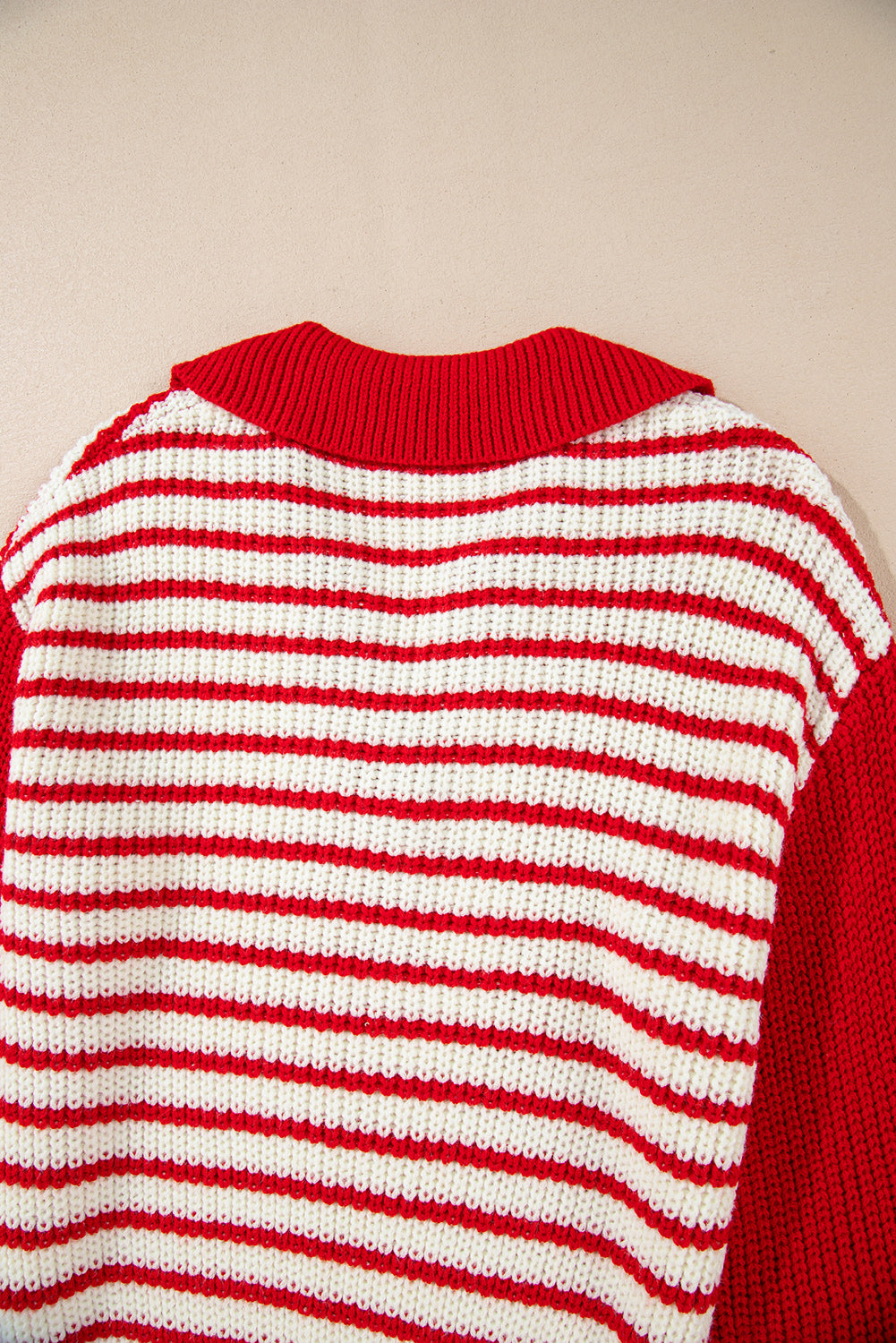 Red Lantern Sleeve Sweater