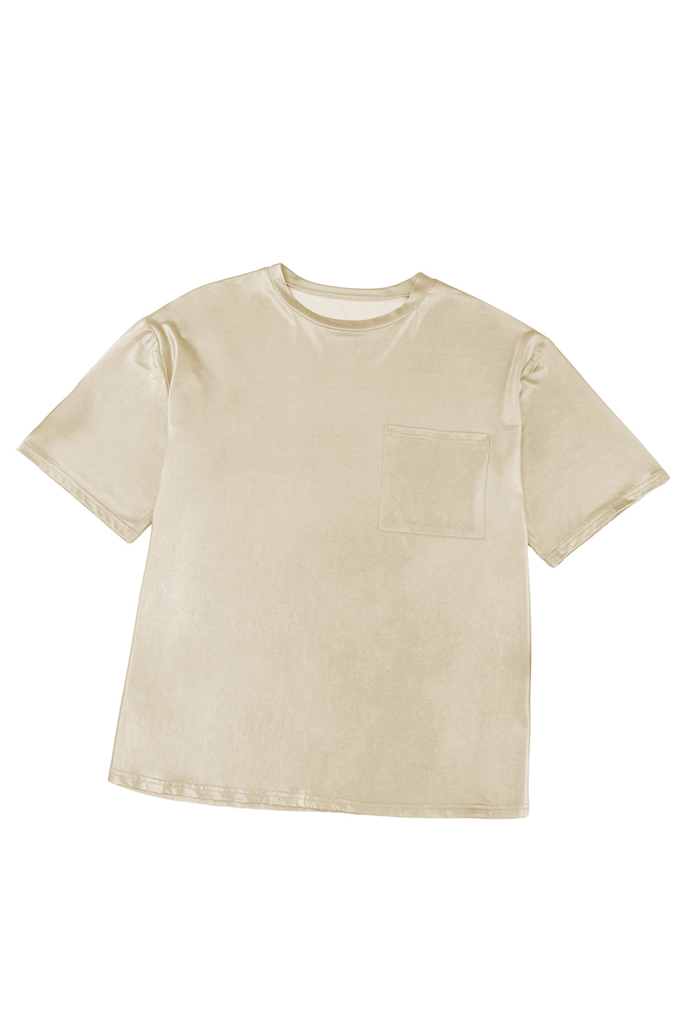 Apricot Chest Pocket Loose Fit T Shirt