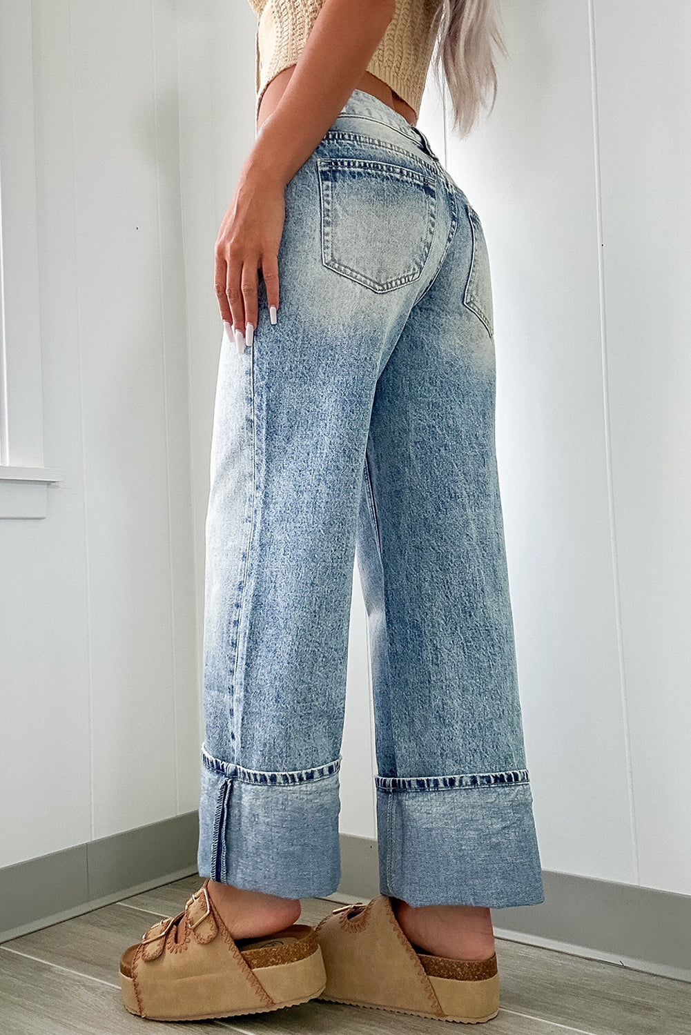 Myosotis High Fly Medium Wash Jeans