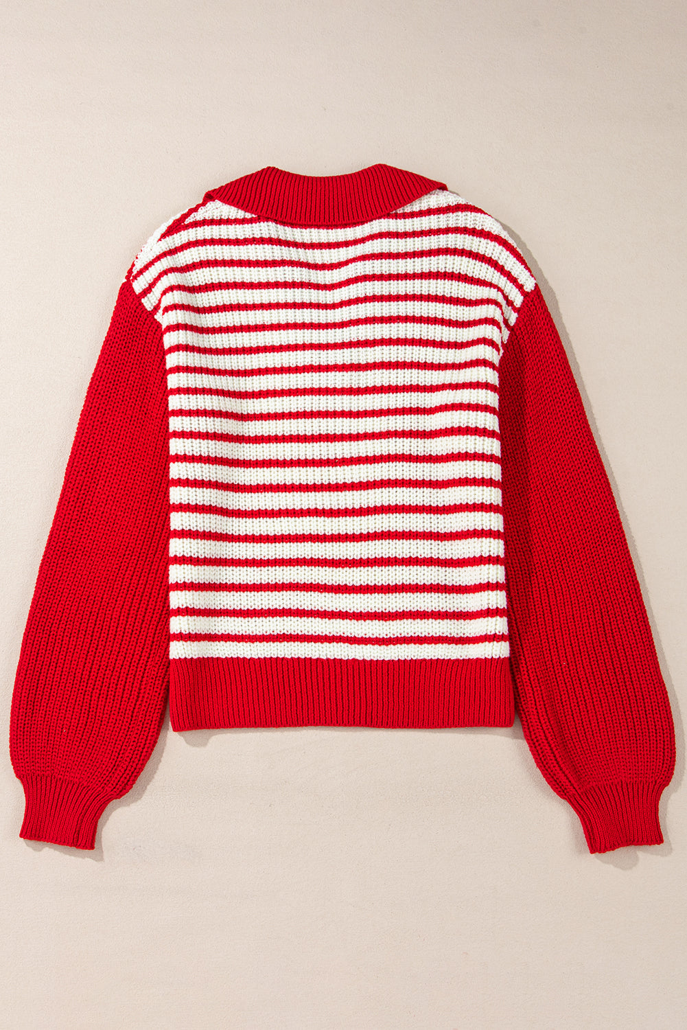 Red Lantern Sleeve Sweater